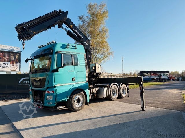 Truck mounted crane MAN TGX 33.560 6x4 Kran 21m Funk