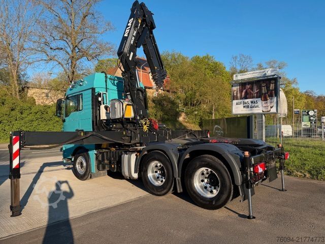 Truck mounted crane MAN TGX 33.560 6x4 Kran 21m Funk