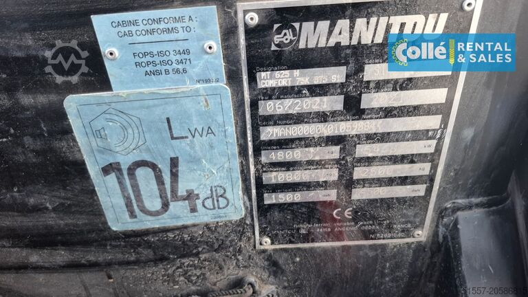 Telescopic loader Manitou MT 625 H | 2021