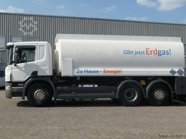 LKW mit Tankaufbau SCANIA P 320 6x2, Lindner & Fischer, 19m³, 3 Kammern