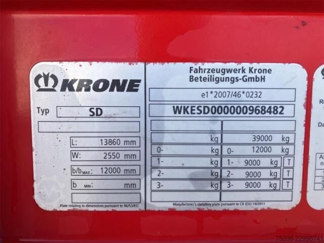 Kofferauflieger Krone Dry Liner Standard
