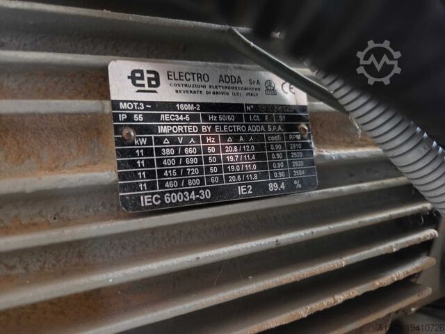 Ventilator 11KW - 15HP IMEA IMPIANTI Raffinatore IM/KC 15 HP