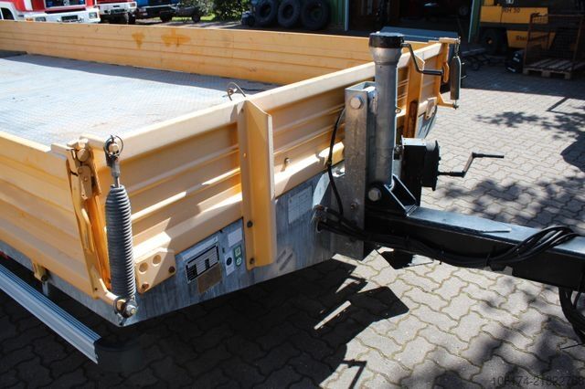 Low loader trailer MÖSLEIN TAT11 Tieflader mit Rampen & Seilwinde  HU 1/27