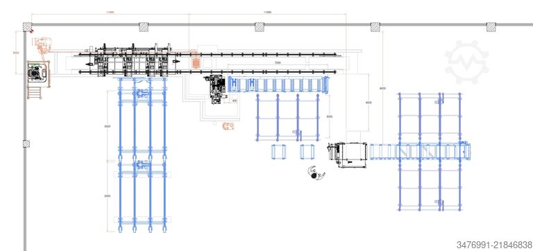 Complete Sawmill ÜSTÜNKARLI Carriage Bandsaw Edger