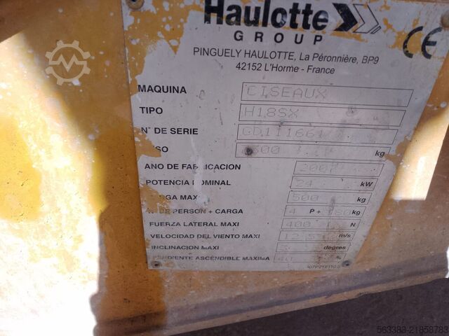 Scissor lift Haulotte H18SX
