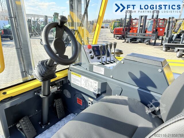 4-way forklift Combilift CB4500 GAS TRIPLEX 6400 FORK POSITIONER