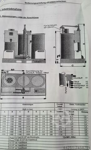 Condensate treatment filtration system Donaldson ultraaqua autoclean 0016 AC
