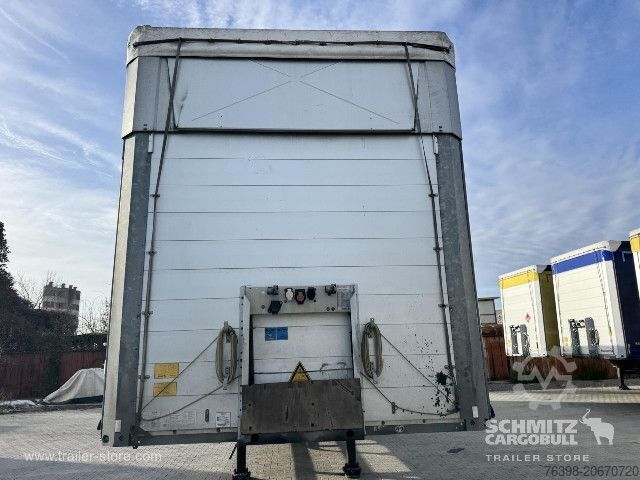 Open semitrailer with tarp Schmitz Cargobull Curtainsider Mega