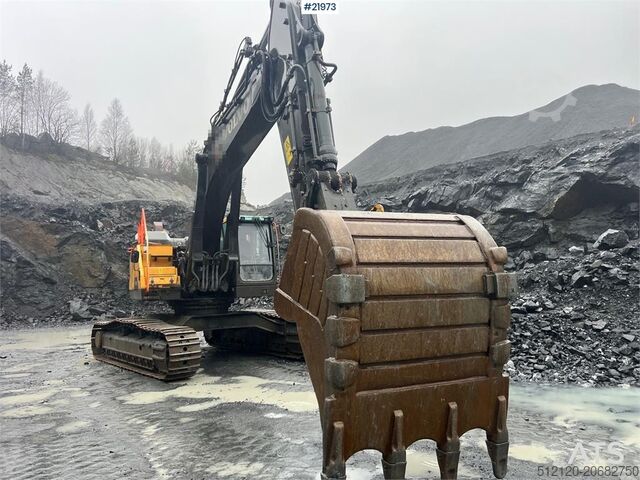 Crawler excavator Volvo ec380EL excavator w/ hw undercarriage and toothed