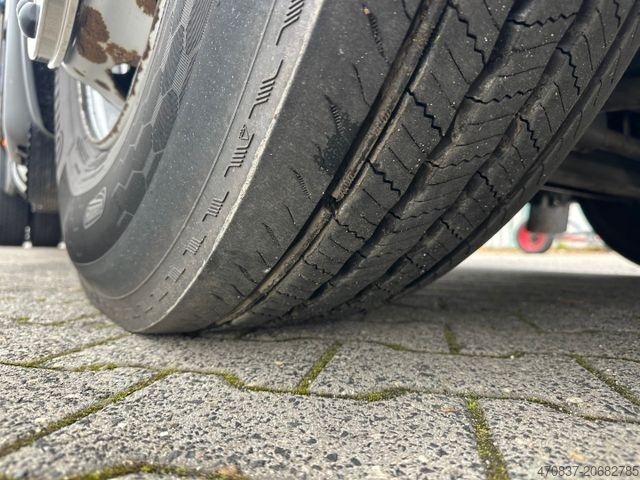 Flatbed truck with tarp SCANIA G 280 / LBW / Pritsche 7,3 m / 1 x Liege