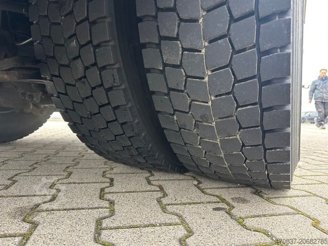 Flatbed truck with tarp SCANIA G 280 / LBW / Pritsche 7,3 m / 1 x Liege