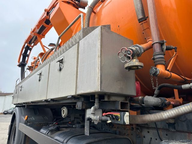 Vacuum tank truck MAN TGM 18.290 / 9.500 Liter / Leistikow