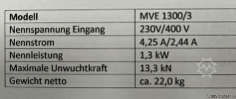 Rütteltisch Vibrationstisch Vibrationsplatte BERGER Rütteltisch BE-1200x1200