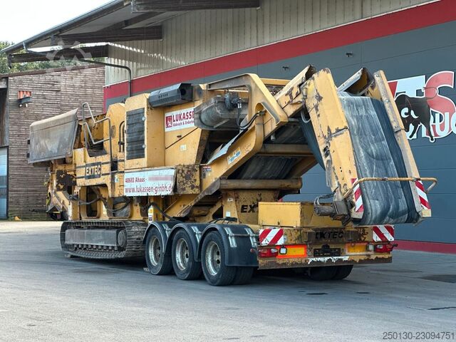 Straßenwalze EXTEC Extec Screens & Crushers C12 Ketten-Brechanlage