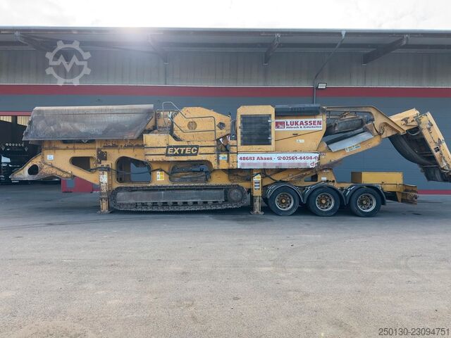 Straßenwalze EXTEC Extec Screens & Crushers C12 Ketten-Brechanlage
