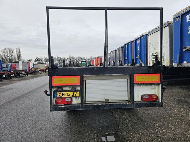 Flatbed VAN HOOL 3B1096| FOR GAS BOTTELS| CHASSIS LIKE NEW| APK\...