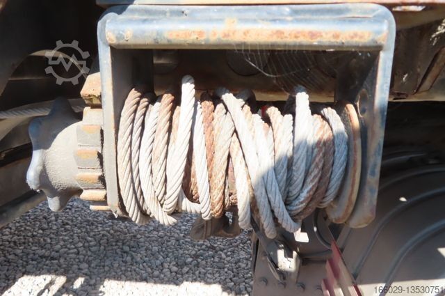 Auflieger mit offener Pritsche KRONE Stahlmattenauflieger mit Bordwände