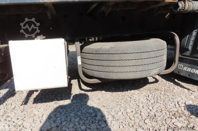 Open semitrailer KRONE Stahlmattenauflieger mit Bordwände