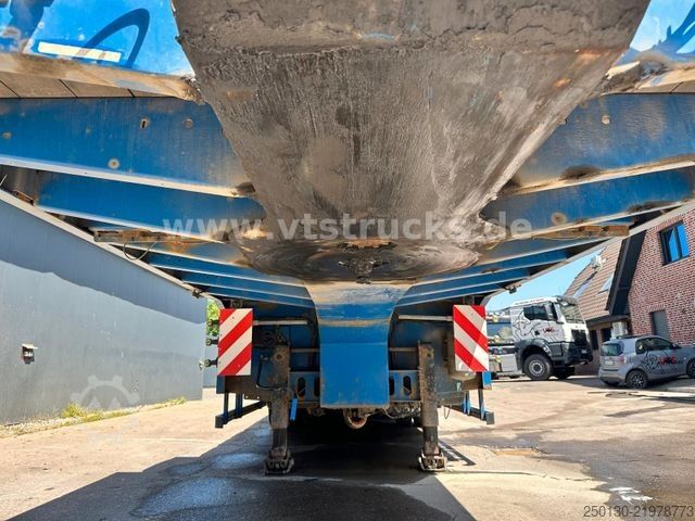Low loader semitrailer HRD 4.Achs Tieflader hydr. Rampen 2NLA Lift. -17,2m
