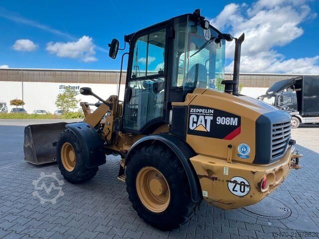 Loader CAT 908M / 1.554h / Gabel / Schaufel