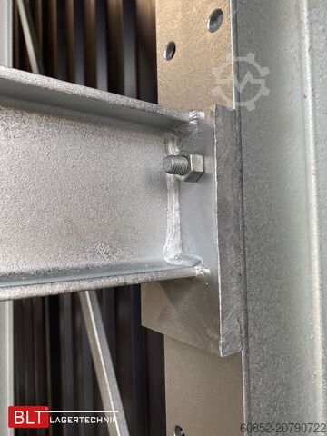 Kragarmregal ca. 4,02 lfm. Kragarmregal H: 300 cm T: 137 cm , 500 Kg/Arm , 4 Lagerebenen