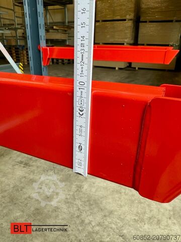 Kragarmregal Schwerlastregal Langgutrega ca. 4 lfm. Kragarmregal H: 400cm ,Fuß +3 650 kg Belastung pro Arm , Langgutregal
