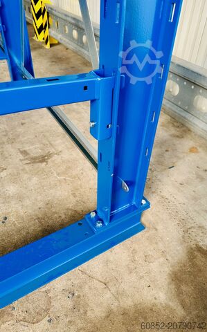 Kragarmregal ca. 3,15 lfm. Kragarmregal mit Fachböden H: 250cm 140 kg/Arm META Multistrong