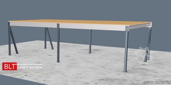 Lagerbühne 5x10m Lagerbühne , Belastung : 500kg/qm Unterkante: 2,5m , ca. 50qm Systembühne