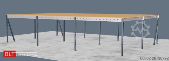 Lagerbühne 10x15m Lagerbühne , Belastung : 500kg/qm Unterkante: 3,0m , ca. 150qm Systembühne