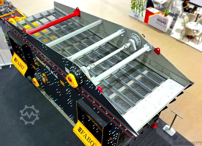 Vibrationssieb FABO Titreşimli Elek Vibrating screen HTE2260 Çift Milli Yatay Titreşimli Elek