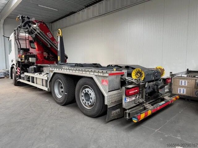 Containertransport (Hakenlift) DAF XD 450 FAN FAssi F235A.2.23 E-Dynamic + TAM T20...