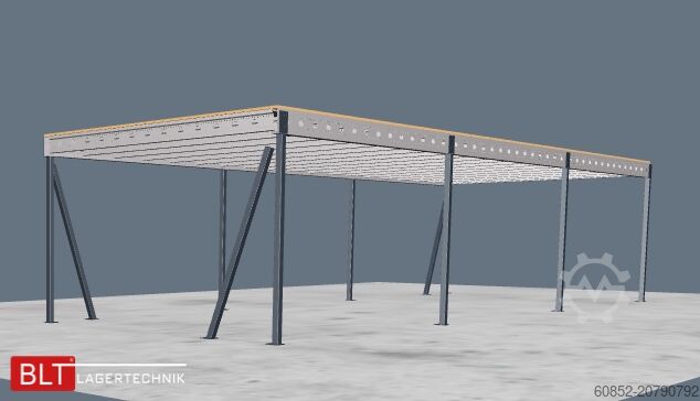 Lagerbühne 5x15m Lagerbühne , Belastung : 500kg/qm Unterkante: 3m ,ca. 75qm , Systembühne