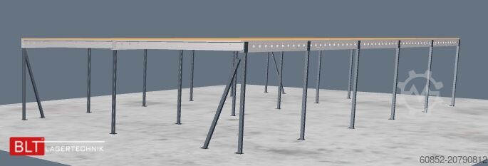 Lagerbühne 10x20m Lagerbühne , Belastung : 500kg/qm Unterkante: 3m ,ca. 200qm , Systembühne