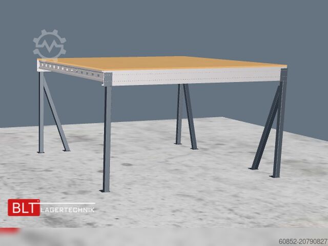 LagerbĂĽhne 5x5m LagerbĂĽhne , Belastung : 500kg/qm Unterkante: 2,5m , ca. 25qm SystembĂĽhne