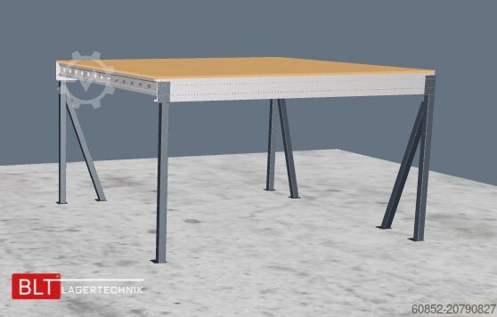 Lagerbühne 5x5m Lagerbühne , Belastung : 500kg/qm Unterkante: 2,5m , ca. 25qm Systembühne