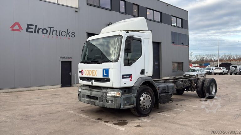 Fahrgestell mit Fahrerhaus Renault Premium 250 (POMPE MANUELLE / MANUAL PUMP)