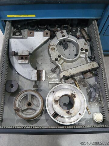 Leit-/Zugspindeldrehmaschine Schaublin 135 mit Zubehör