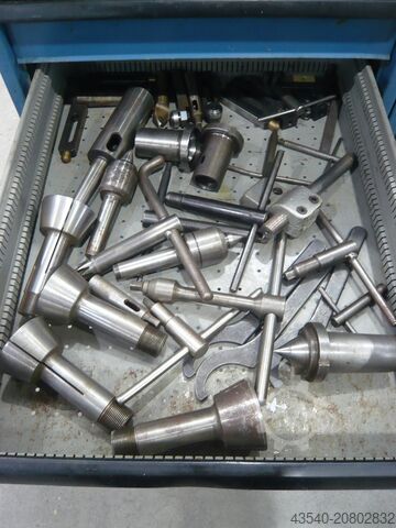 Leit-/Zugspindeldrehmaschine Schaublin 135 mit Zubehör