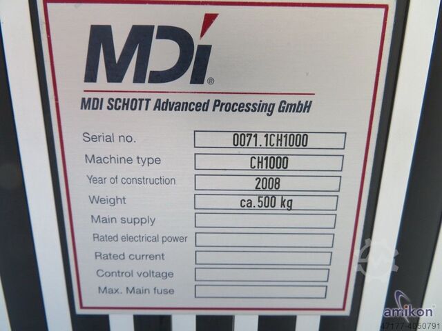 Glass Breaker Machine Breaker MDI Advanced Processing CH1000