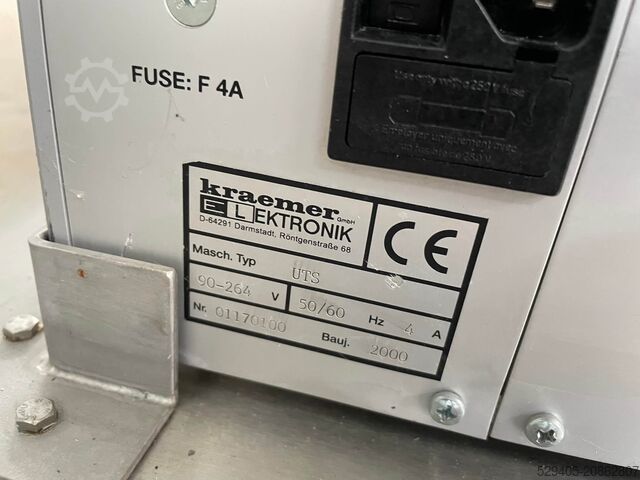Automatic tablet testing system Kraemer Elektronik UTS 4.1