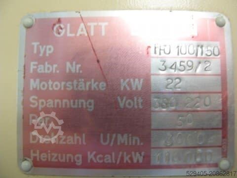 Trockner Glatt TFO 100/150