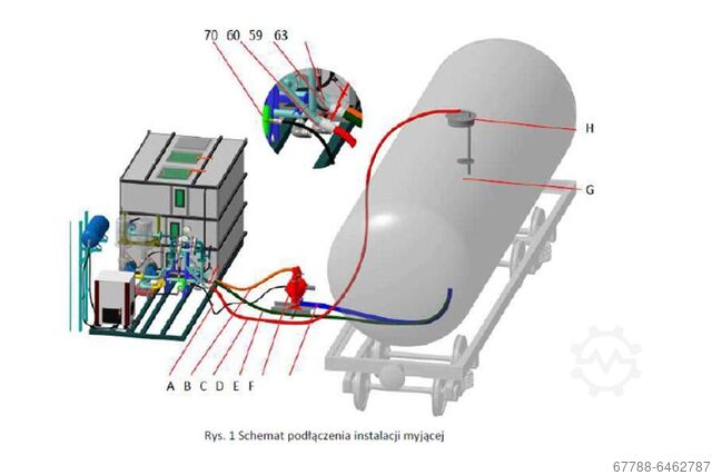 Tankcontainer-Waschanlage Dontal JetPetroClean