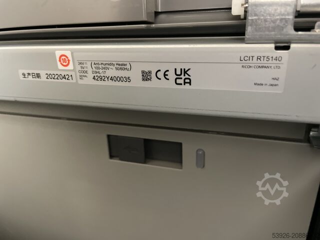 Digitaldruckmaschine Ricoh PRO C 5300s incl. Fiery, Finisher, Paper deck