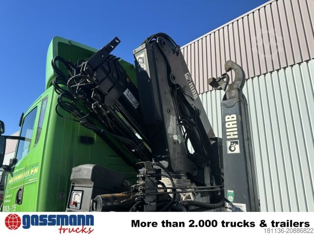 Roll-off tipper truck Scania Scania G 480/6x2-4, Lenk-Liftachse,  Hiab Kran