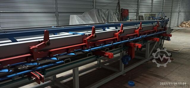 Hydraulische Presse 6 sechs Meter automatisch Lignum HK6