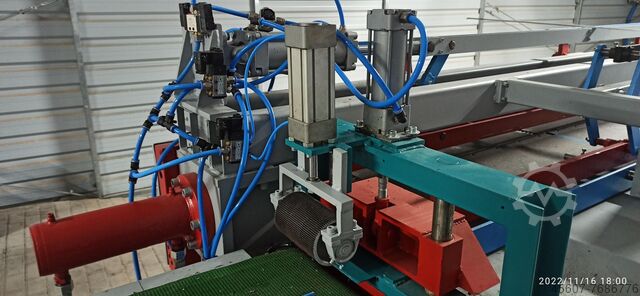 Hydraulische Presse 6 sechs Meter automatisch Lignum HK6