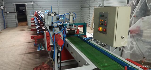 Hydraulische Presse 6 sechs Meter automatisch Lignum HK6