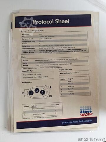DNA and RNA Purification QIAGEN Qiacube