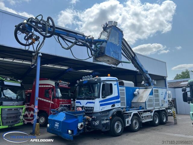 Concrete pump Mercedes-Benz Arocs 3242 AMV 7450D Concreetsprayer, 8x4, Blad...