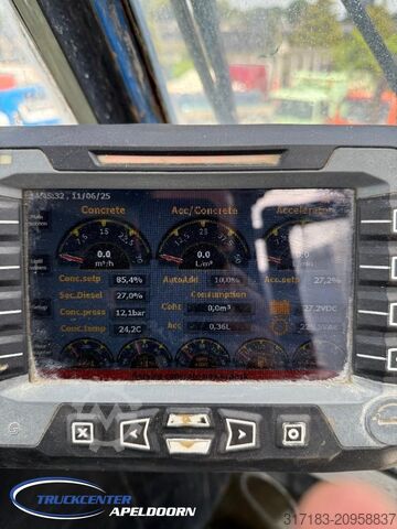 Concrete pump Mercedes-Benz Arocs 3242 AMV 7450D Concreetsprayer, 8x4, Blad...